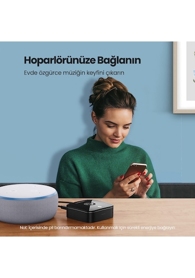 Ugreen HiFi Bluetooth 5.0 RCA 3.5mm Aux Ses Adaptörü
