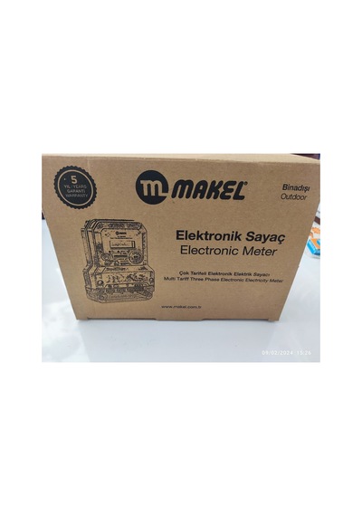 Trifaz Sayaç - 3 Fazlı 4 Telli Aktif Elektronik Elektrik Sayacı