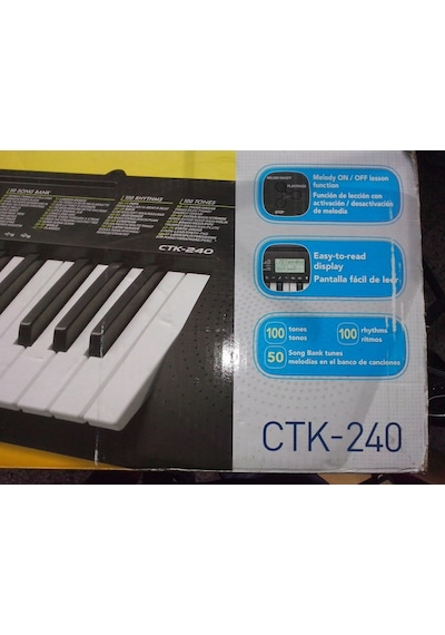 Casio Ctk-240 Model Dijital 49 Tuşlu Org-Adaptör