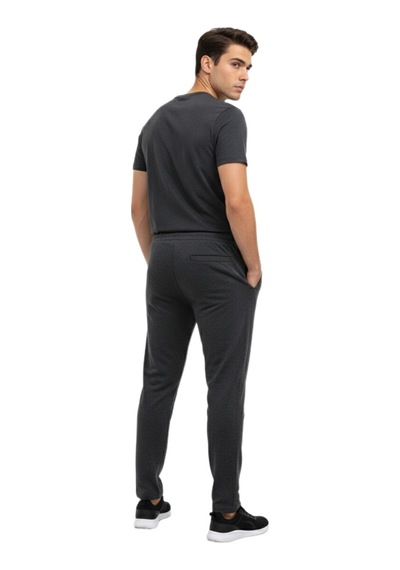 Pandonim Erkek Beli Lastikli Jogger Pantolon Regular Fit Bgl-st05194 Füme