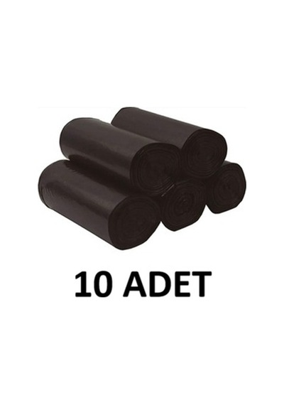 Büyük Boy 10'lu Çöp Poşeti 80gr 10 Adet