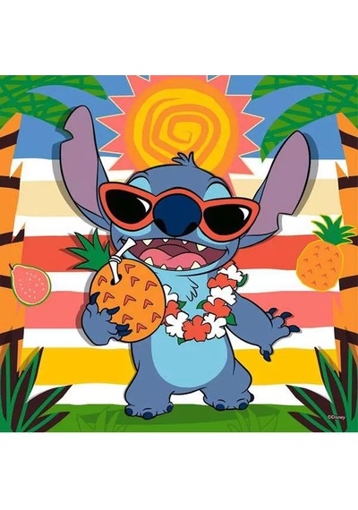 Ravensburger Çocuk Puzzle 3x49 Parça Disney Stitch Rpk120041146