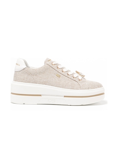 Sneaker Günlük Kadın Diğer 185551ds Donna Serena Tomaıa 5551ds Beige Platino Beige Platino Bej