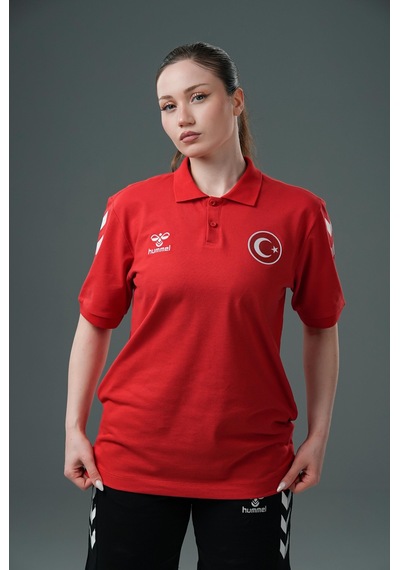 Hummel Armin Milli Takım Kamp Tişört Kırmızı