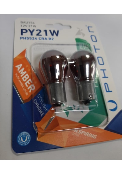 Yeni Photon Diadem Ampül Koyu Turuncu Amber Tek Duy Yakın Tırnak