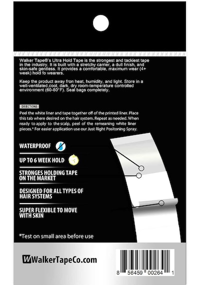 Walker Tape Ultra Hold Mini's Protez Saç Bandı 3/4 X 3 1,90 X 7,62 Cm