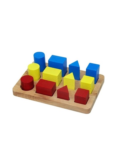 Onyıl Oyuncak Ahşap Geometrik Cisimler 601