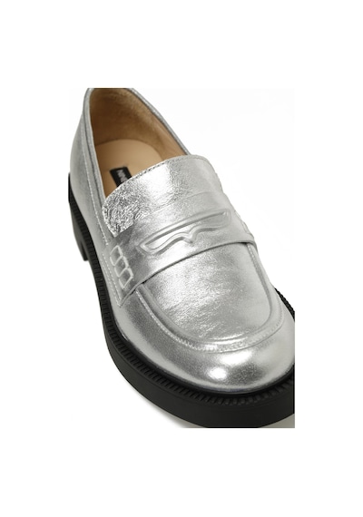Nine West Lunler2 5fx Gümüş Kadın Loafer 000000000102005278 GÜMÜŞ