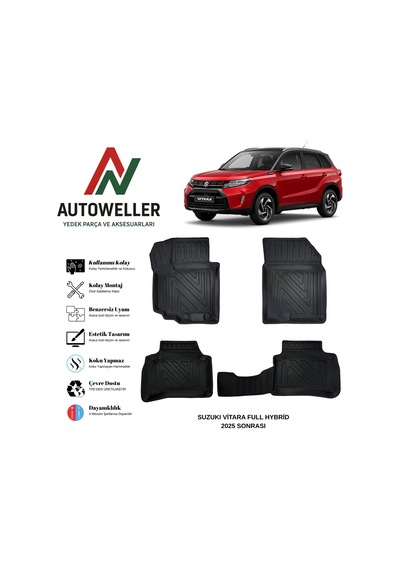 Suzuki Vitara 2025 Sonrası Full Hybrid Havuzlu Oto Paspas