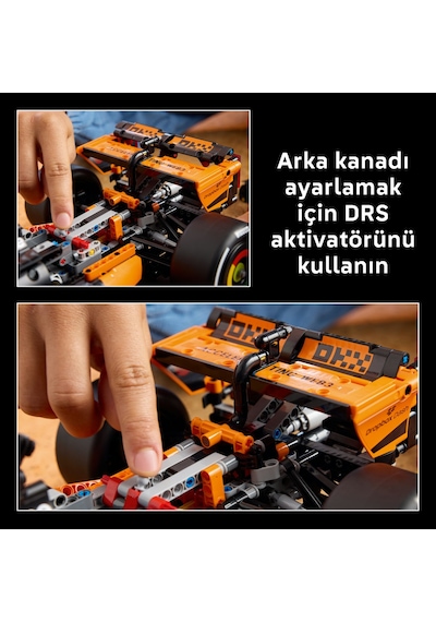 LEGO® Technic™ McLaren MCL39 F1® Araba 42228 - Yetişkinler için 2025 Model Araba İçeren Yaratıcı Model Yapım Seti (1675 parça)