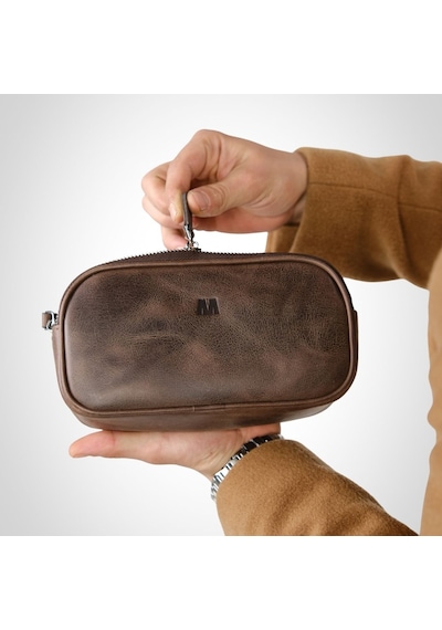 Mft Leather Hakiki Deri Cüzdan Grande 2628 Pudra