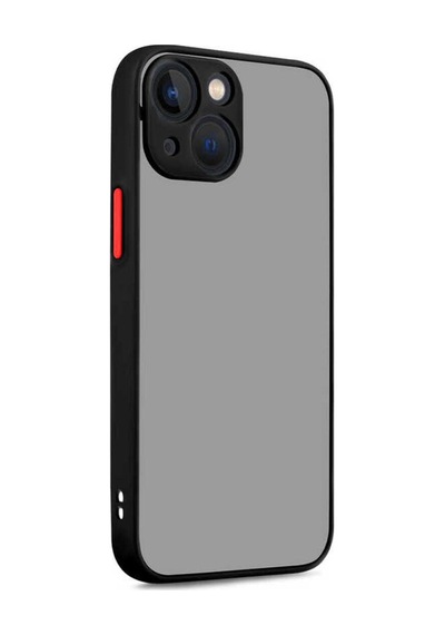 Apple Uyumlu iPhone 13 Pro Max Kılıf Zore Hux Kapak Siyah