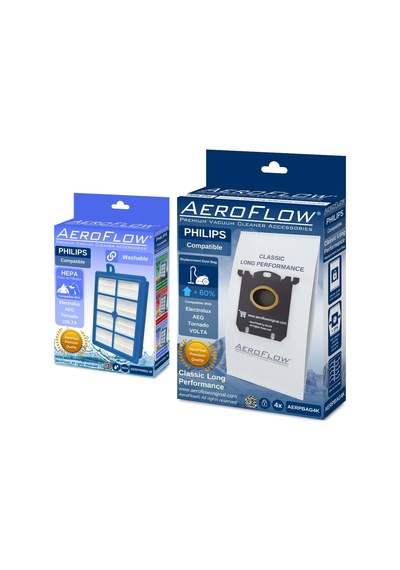 Aeroflow Philips Studio Fc9084/01 Uyumlu Hijyen Paketi 1x Fc8038/01 Yıkanabilir - 4x Fc8021/03