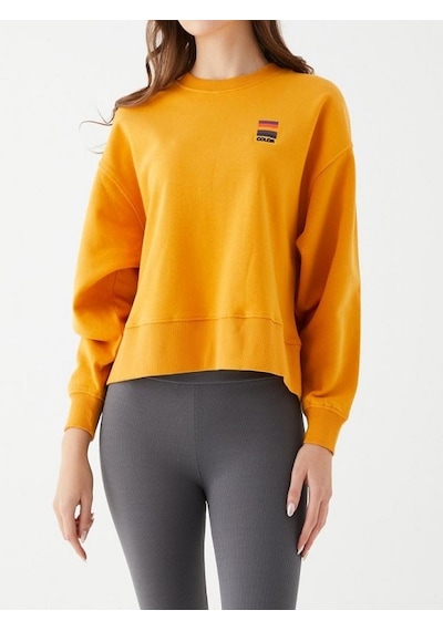 Eylül Moda Kadın Hardal Oversize Sweat Hardal