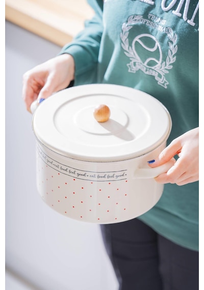 Acar Feel Good Emaye Derin Tencere - 22 Cm
