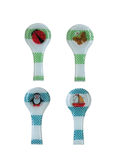 Cam Gider Kapağı + Cam Kepçe Altlığı Kaşıklık + Cam Sabunluk 3Lü Set