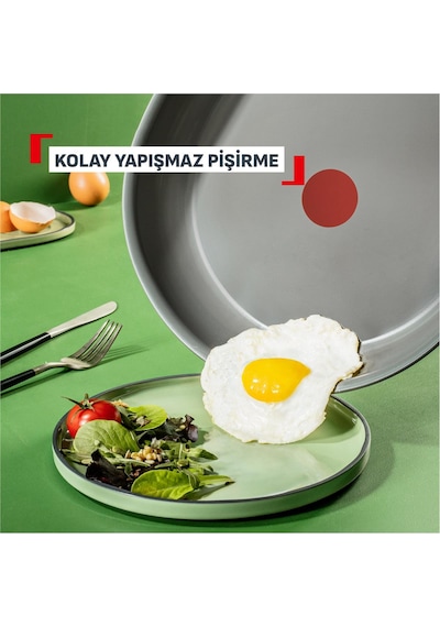 Tefal Renew Artus Seramik Tava - 30 Cm 08 Gri
