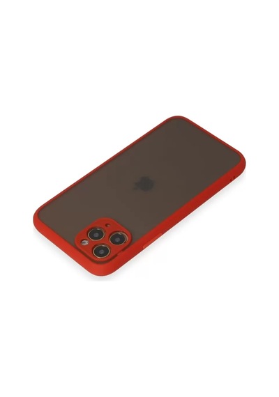 Newface Apple İphone 11 Pro Kılıf Montreal Silikon Kapak - Kırmızı