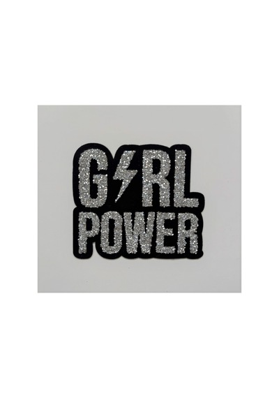 Taşlı Ütülenebilen Veya Sticker Olarak Kullanılabilen 'girl Power' Yazı Modeli