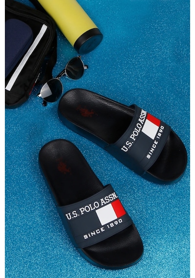 U.s. Polo Assn. Nico Hastane Havuz Deniz Plaj Erkek Terlik 867800000725 09 Lacivert Lacivert