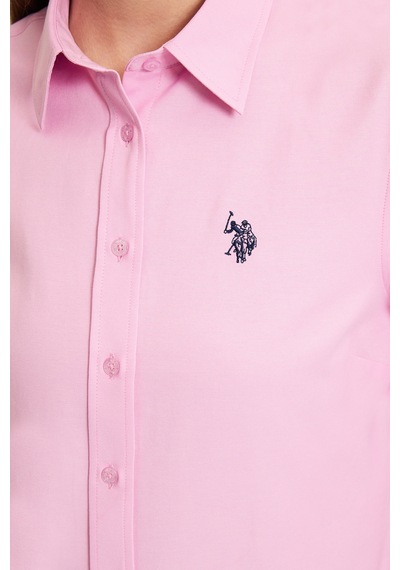 U.s. Polo Assn. Kadın Pembe Gömlek Basic 50324791-vr041
