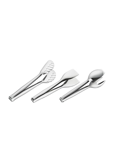 Nehir 3'lü Çelik Maşa Seti Pasta Maşa+makarna Maşa+servis Maşa