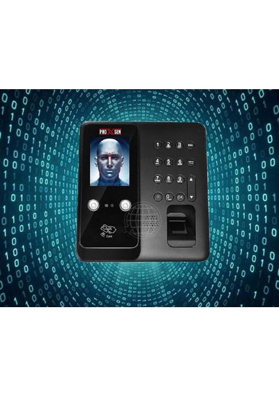 Yüz Tanıma Parmak İzi Kart Ve Şifreli Personel Takip Sistemi Set