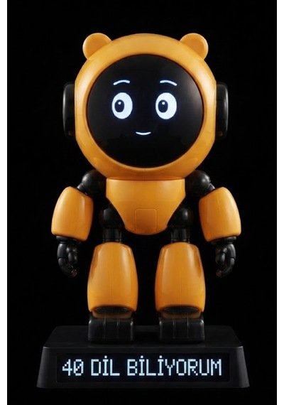 40 Dil Bilen Konuşan Yapay Zeka Destekli Akıllı Eğitici Robot Arkadaş, Çocuk Gelişim Ve Dil Öğrenme Robotu Sesli Ve Etkileşimli