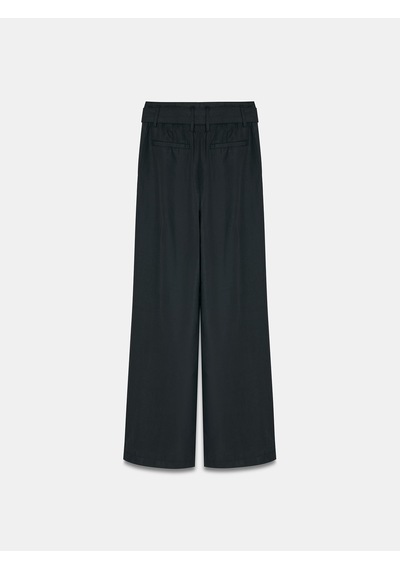 Dilvin 72673 Kemerli Pantolon-siyah