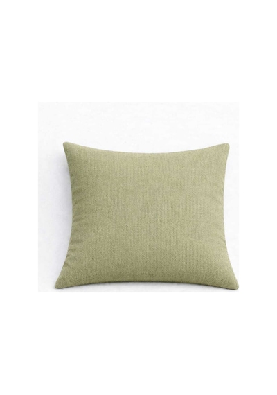 Kadife Dokulu Su Yeşili Kırlent Yastık Kılıfı 2 Adet 45 X 45 Cm