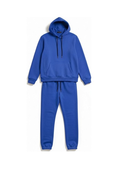 Moibody Kadın 3 İplik Şardonlu Eşofman Takımı Premium Kapüşonlu Sweatshirt Ve Jogger Alt Yavruağzı Mavi Mavi Moibody Kadın 3 İplik Şardonlu Eşofman Takımı Premium Kapüşonlu Sweatshirt Ve Jogger Alt Yavruağzı Mavi Mavi