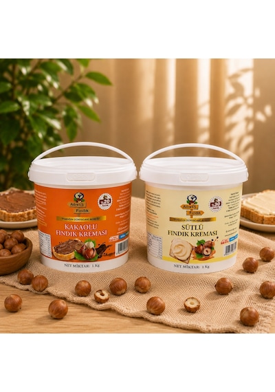 Adress Fındık Kakaolu - Sütlü Fındık Kreması 2 x 1 KG