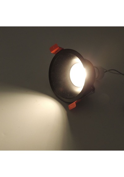 Sunlight Pliton Döküm Sıva Altı Siyah Led Armatür Gu10 Gün Işığı Siyah