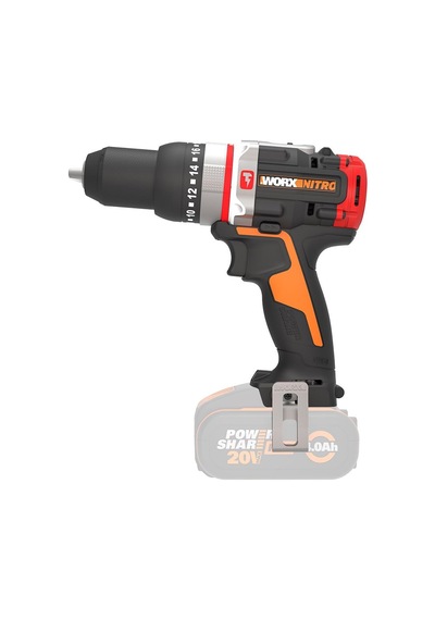 Worx Wx354.9 20volt Kömürsüz Profesyonel Darbeli Şarjlı Matkap Akü Dahil Değildir