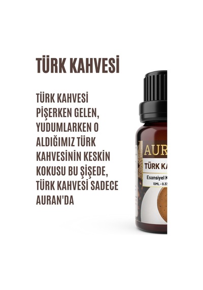 Auran Türk Auran Kahvesi Esansiyel Uçucu Koku Yağı 10 ML