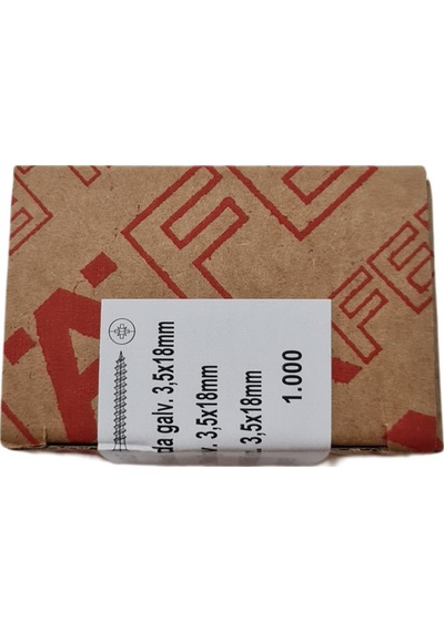 Hafele Galvanizli 3.5 x 18 mm Sunta Vidası