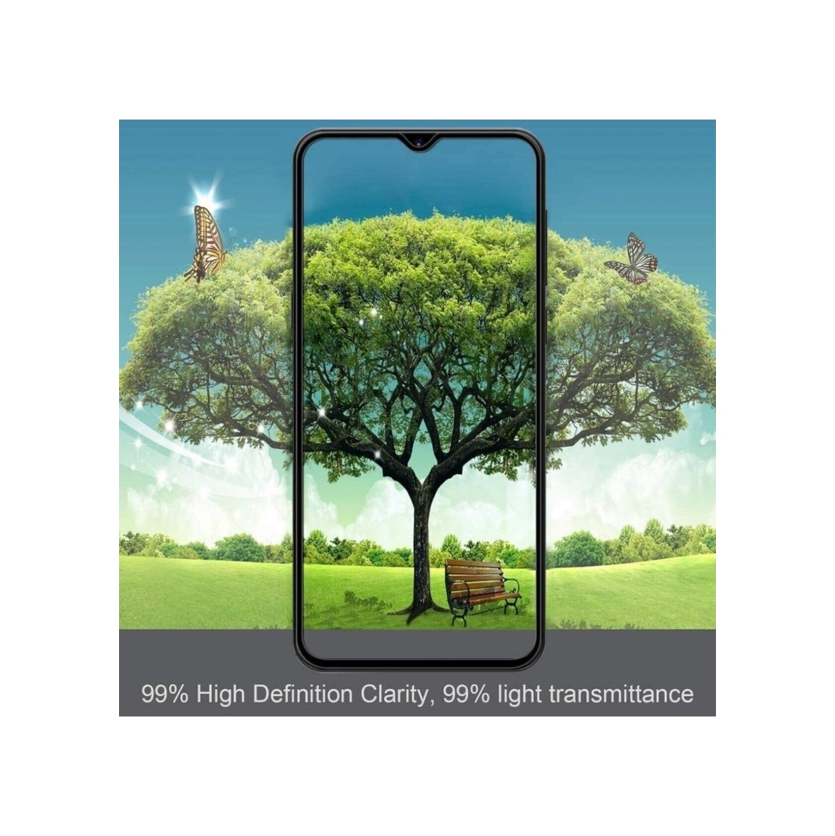 Oppo A16 Tam Kaplayan Cam Ekran Koruyucu 3 Adet Kırılmaya Çizilmelere Karşı Dayanıklı