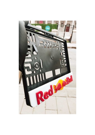Motor Uyumlu Plakalık Red Bull Takmatik Pleksi 3d Kabartma Lazer Kesim - 656751648