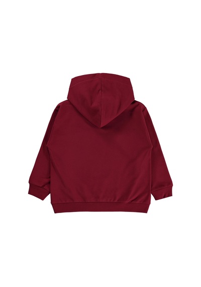 Civil Boys Basic Kapşonlu 6-9 Yaş Sweatshirt - Bordo
