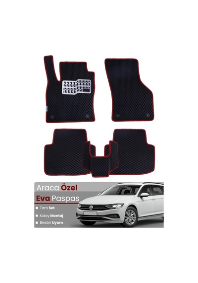 Volkswagen Passat Stationwagon 2015-2023 Uyumlu Eva Paspas Tam Set Oto Paspas 799