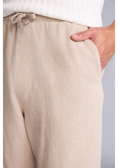 Defacto %100 Pamuk Baggy Fit Pantolon G2592ax26spbg170 Bej-bg170