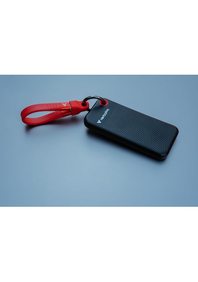 Verbatim Pocket Ssd Usb 3.2 Gen 2 512gb Black/red