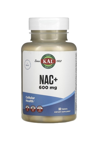Kal N-acetyl-l-cysteine 600 Mg, 60 Tablets