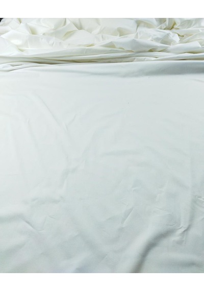 Ekru Renkte Pamuklu Kumaş En 140 Cm X Boy 180 Cm -10360 Ekru