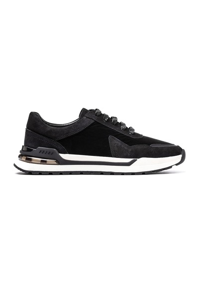 Sneaker Erkek Og-9800 John May 921-771-1061 Siyah Havlu Nubuk