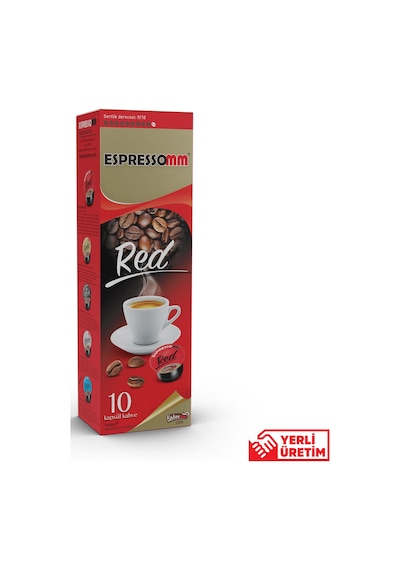 Espressomm® Tchibo Cafissimo Makineleri İle Uyumlu Red Kapsül Kahve 10'lu Espressomm® Tchibo Cafissimo Makineleri İle Uyumlu Red Kapsül Kahve 10'lu