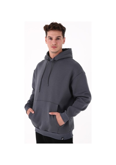Scorp Origin Erkek Hoodie Sweatshirt Antrasit Standart
