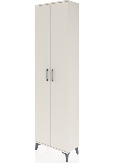 Arges Dolap 3 Raflı 2 Kapaklı Tek Askılı 60x30x221 Aytaşı-aytaşı Aytaşı