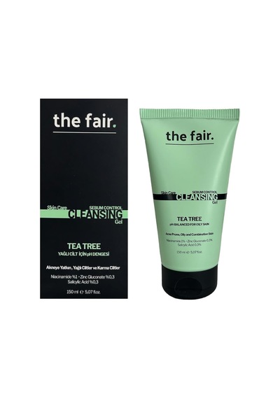 The Fair. Çay Ağacı Ve Salisilik Asit İçerikli Sebum Dengeleyen Yağlı Ciltler İçin Vegan Yüz Yıkama Jeli 150 Ml Sku: Smg8690010501189