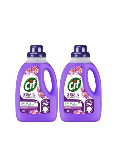 Cif Zemin Temizleyici 1500 Ml 2li Paket 1000'li Set